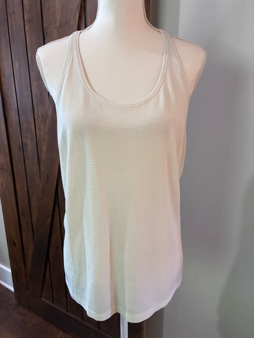 Allbirds Women's Textured Tank Top Size XL, Breathable, Lightweight Racerback